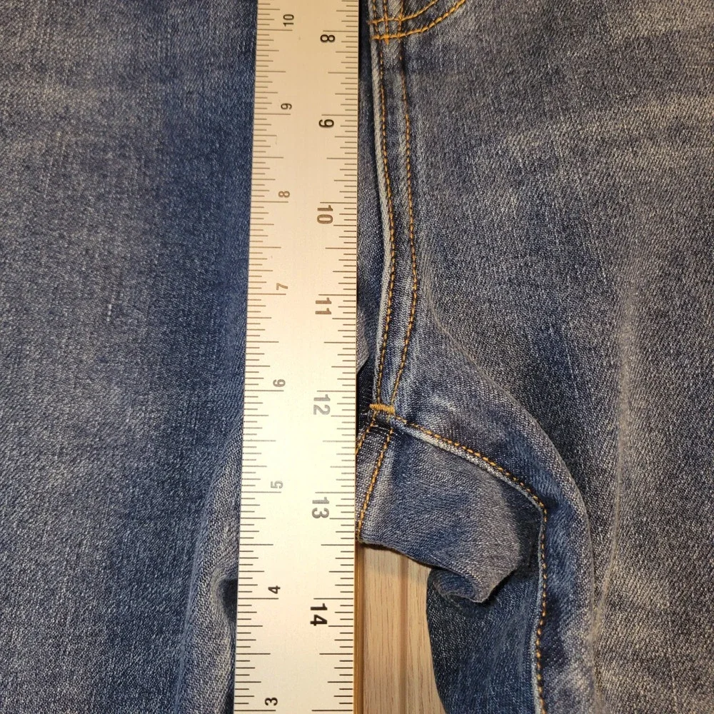 Flint and Tinder Mens Straight Fit Jeans 38x34 Medium Wash Blue F-520032 NWT